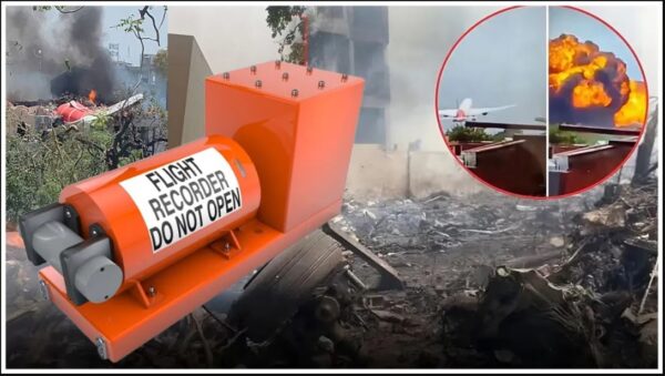 The plane's black box records flight data and cockpit communications