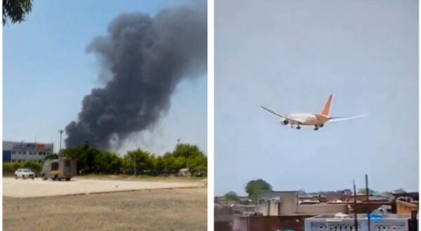 Air India plane collides with Doctors Hostel