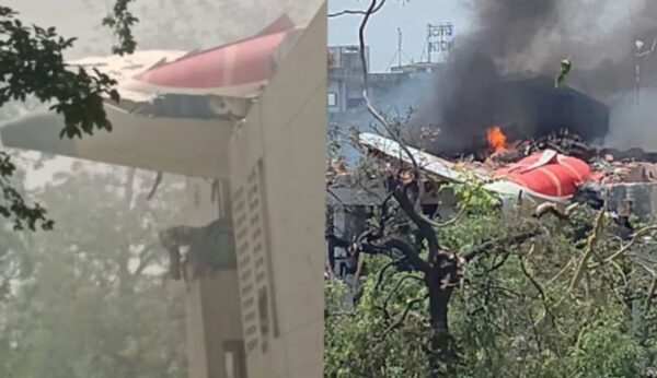 Air India plane collides with Doctors Hostel