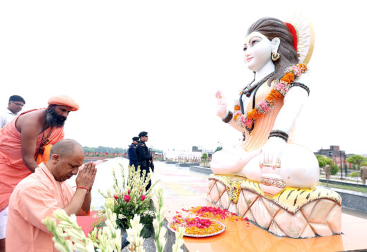 CM Yogi visited Goga Mhadi in Saharanpur