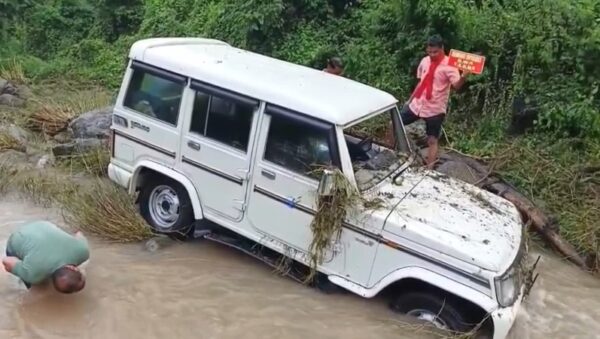Cloud burst late night in Sahasradhara