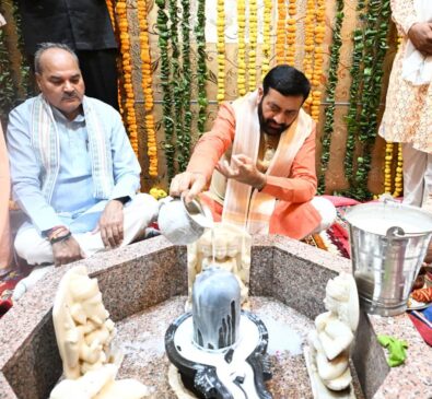 Inauguration of 'Mahadev Courtyard' at Gokulpur Ashram, CM Nayab Singh Saini gave the message of faith and development