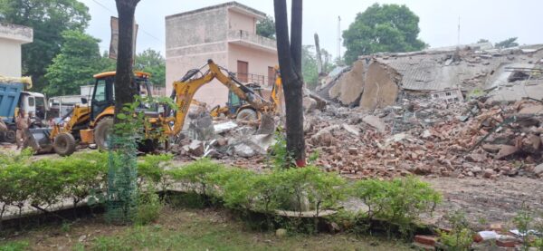 Mosque demolished on court orders