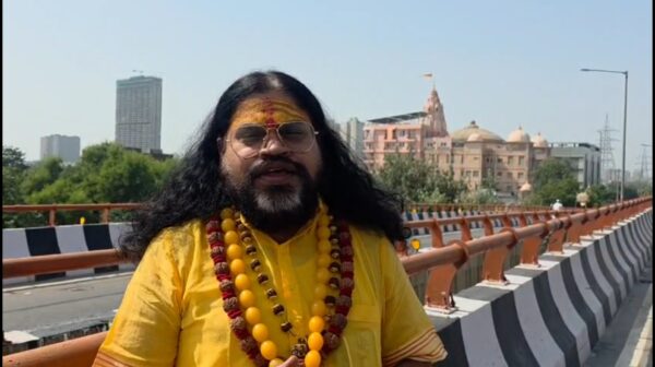 Swami Sachchidananda receives threat call