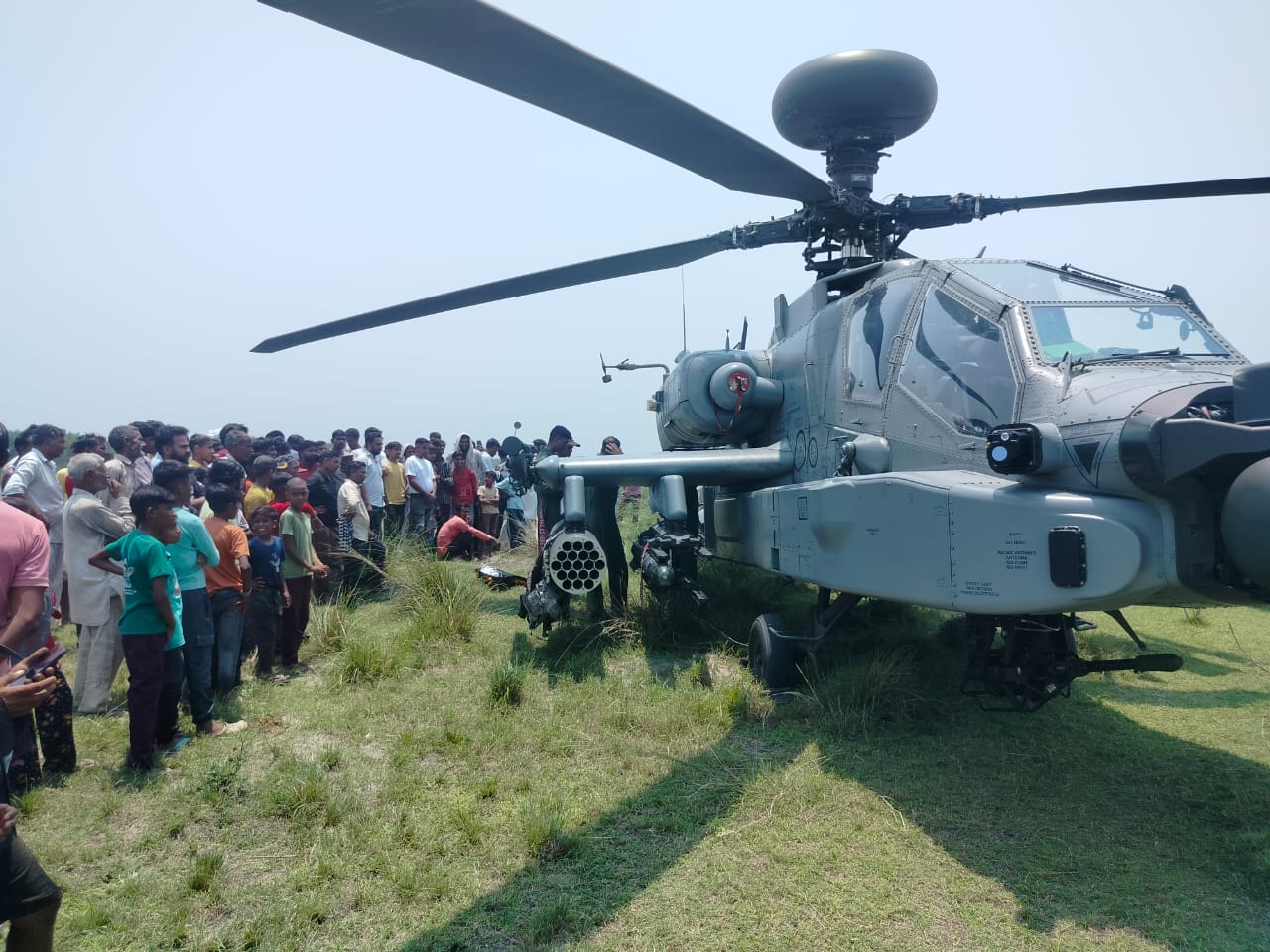 Army's Apache helicopter makes emergency landing in Saharanpur