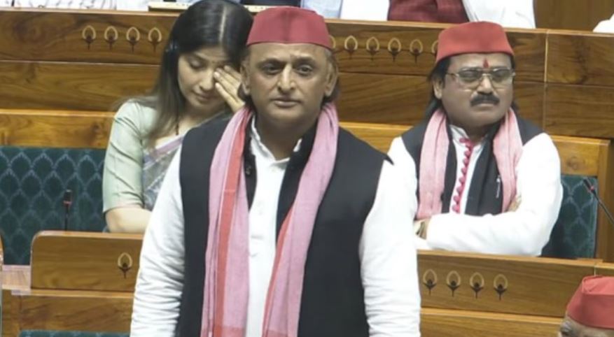 Akhilesh Yadav In Parliament