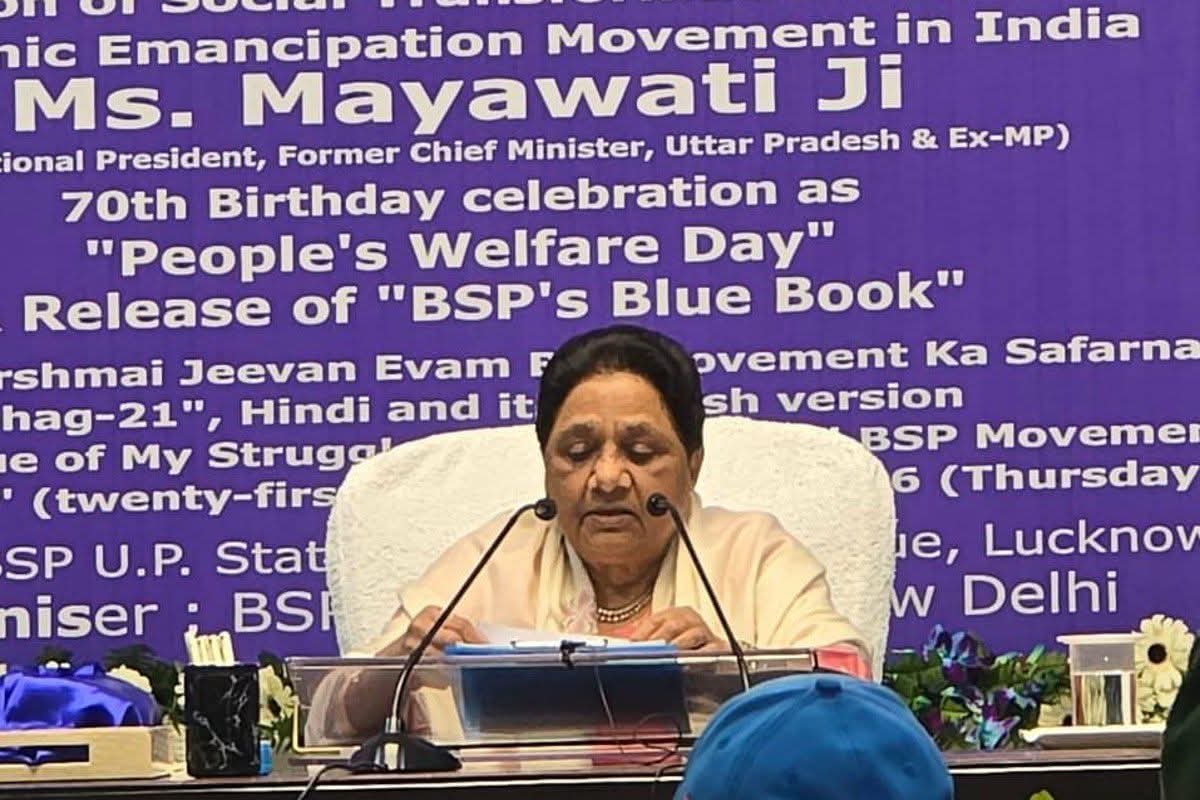 BSP supremo Mayawati announced On her birthday