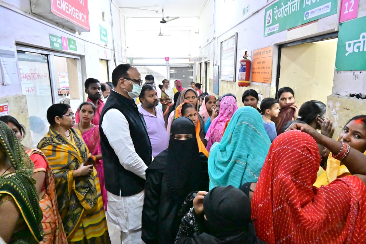 Posing as a patient Brijesh Pathak stood in line at the Chinhat CHC in Lucknow