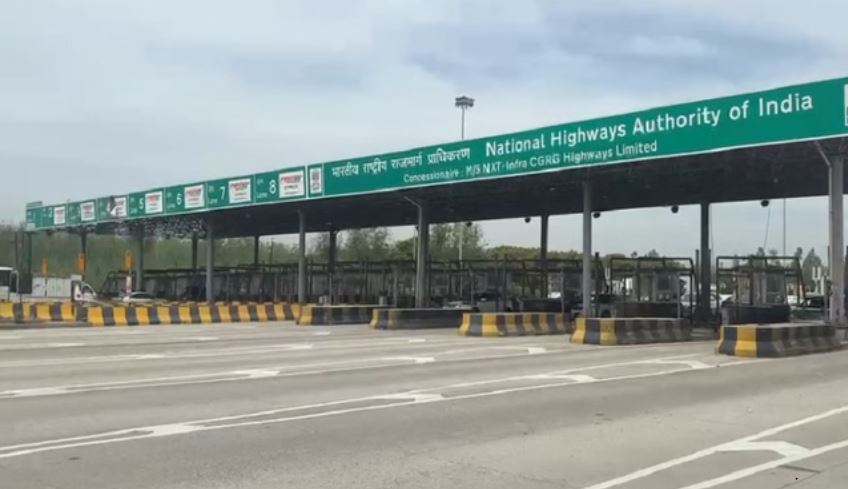 Toll Plaza on NH
