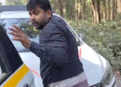 लखीमपुर खीरी में टैक्सी चालक की हैवानियत, टक्कर के बाद युवक को 4 KM तक बोनट पर लटकाकर दौड़ाई कार