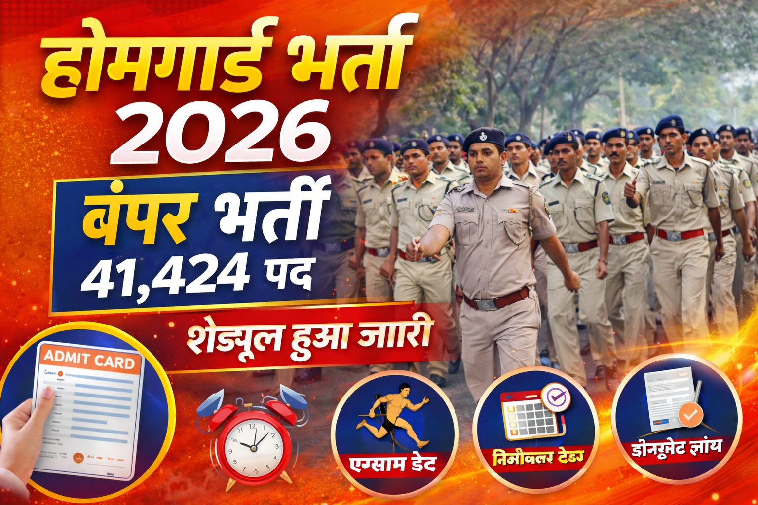 होमगार्ड भर्ती परीक्षा 2026