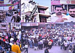 मेरठ सेंट्रल मार्केट में बवाल, धरने के दौरान सपा-भाजपा नेताओं में तीखी नोकझोंक