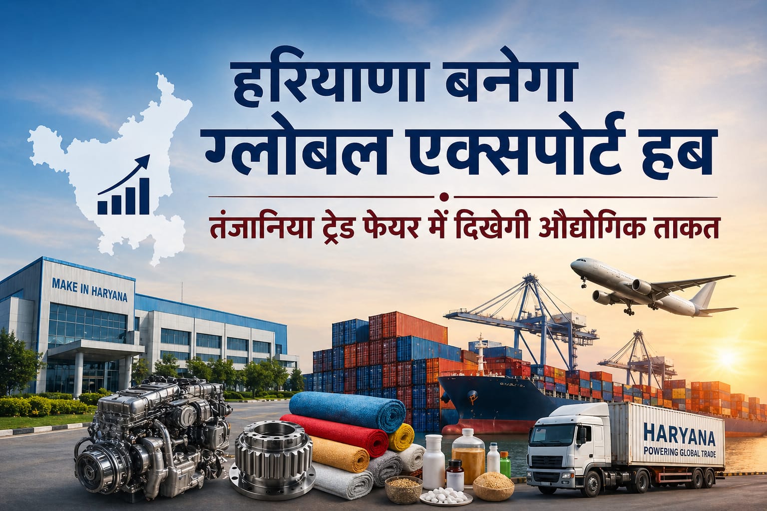 Haryana to become a global export hub, Showcase industrial strength at Tanzania Trade Fair