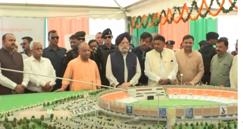 Gorakhpur gets a historic gift Foundation stone laid for Rs 393 crore international cricket stadium