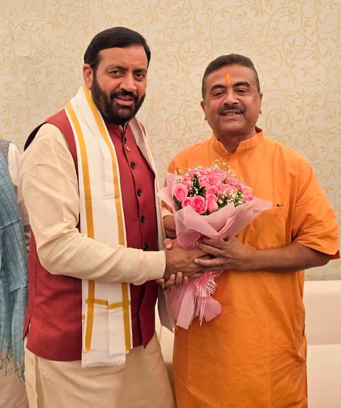 CM Nayab Saini's big message upon reaching Bengal, West Bengal will play an important role in 'developed India'