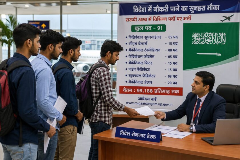 Golden opportunity to get a job abroad, Recruitment for 91 posts started in Saudi Arabia