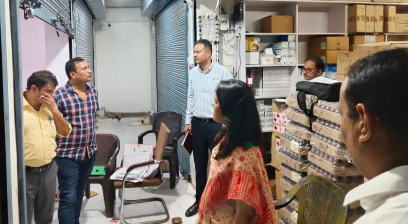 Aminabad medical shop sealed