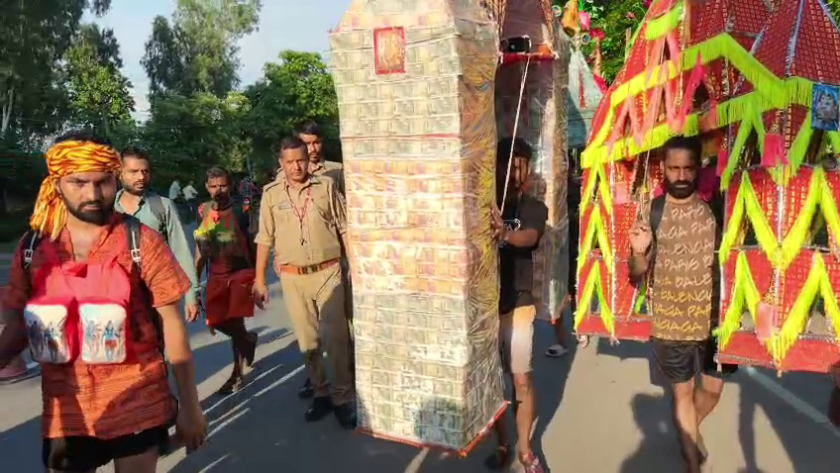 A Unique Kawad Yatra in Saharanpur