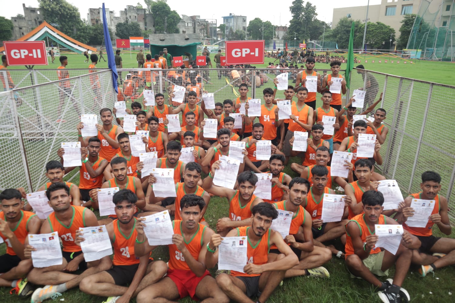 अग्निवीर भर्ती रैली में बागपत के 970 युवाओं की जोर आजमाइश, 670 युवाओं में मारी बाजी 