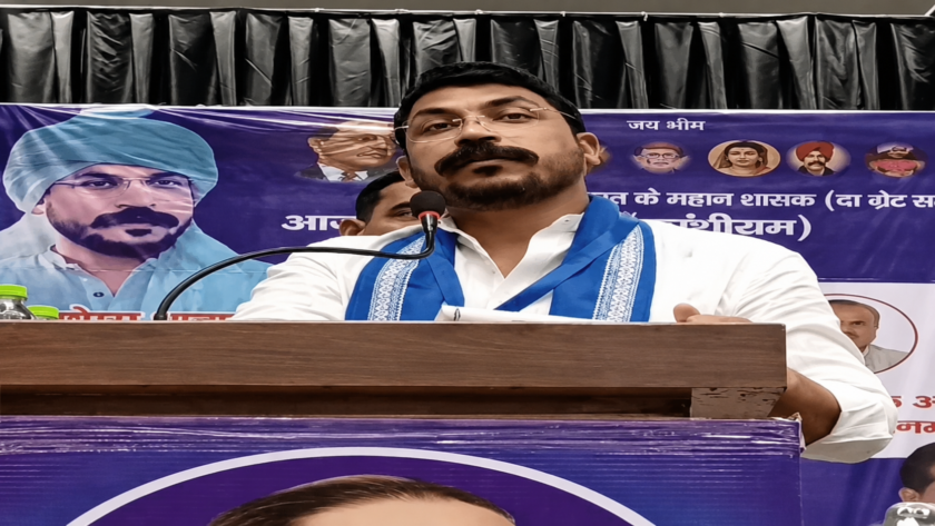 MP Chandrashekhar in Gorakhpur