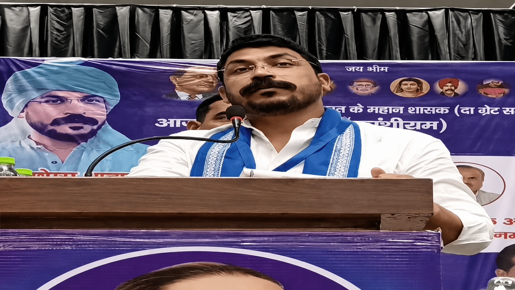 MP Chandrashekhar in Gorakhpur