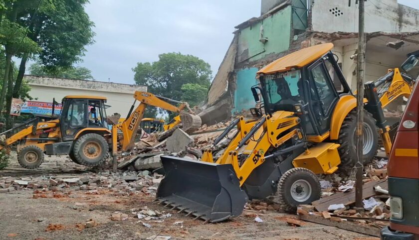 Mosque demolished on court orders