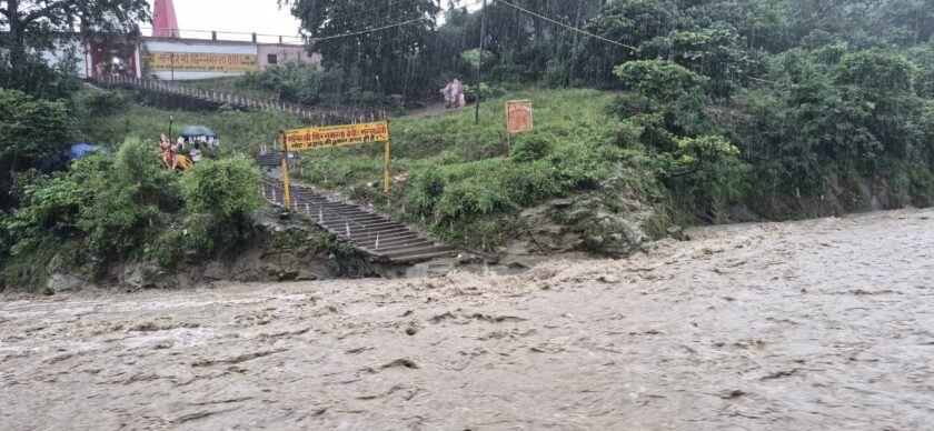 Flood at Siddhapeeth Shakambhari Devi