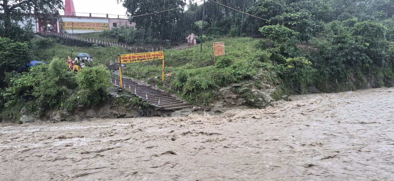 Flood at Siddhapeeth Shakambhari Devi