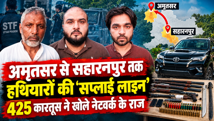अमृतसर से सहारनपुर तक हथियारों की ‘सप्लाई लाइन’, 425 कारतूस ने खोले नेटवर्क के राज