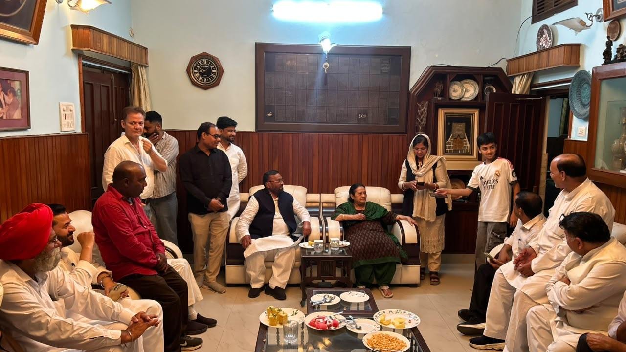 Swami Prasad met Azam's wife