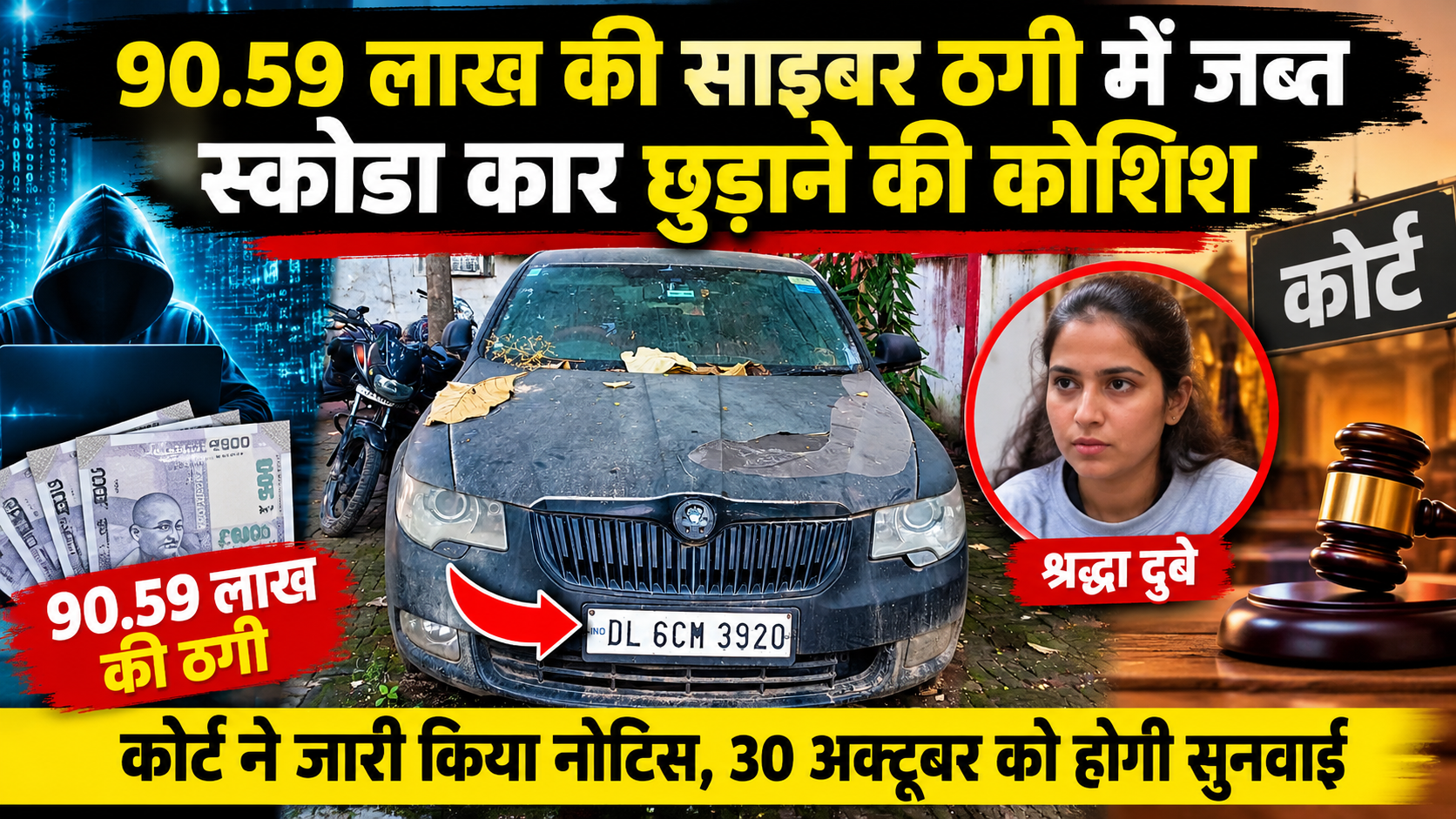 90.59 लाख की ठगी, करोड़ों की जांच और स्कोडा पर कानूनी घमासान! श्रद्धा दुबे को कोर्ट का नोटिस, 30 अक्टूबर को होगा अहम फैसला